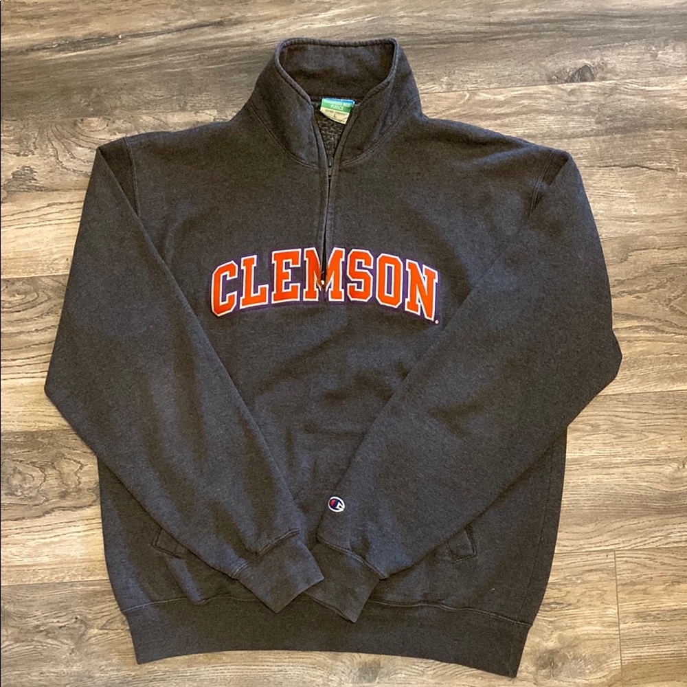 Champion Men's Clemson 1/4 Zip Pullover
